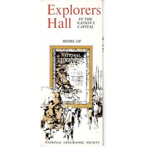 Vintage 1973 National Geographic Explorers Hall In The Capital Brochure Ephemera